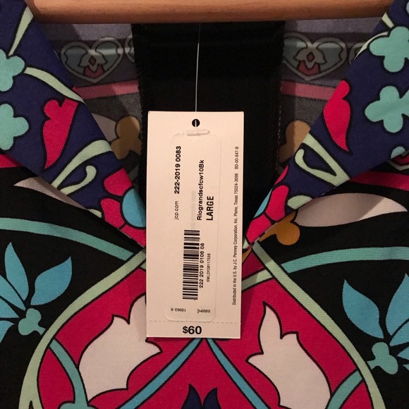 NWT Nicole by Nicole Miller black trim dress - Picture 5 of 6